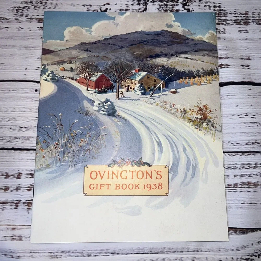 Vintage 1938 Ovington's Gift Book Catalog 437 Fifth Avenue New‎ York